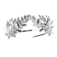 thumbnail image 4 of Bridal Headband Leaf Vine Headband Silver Leaf Crown Leaf Tiara Wedding Headpiece Bridesmaid Prom Festival Hair Accessories for Women and Girls(Silver), 4 of 10