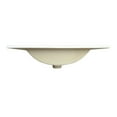 thumbnail image 4 of Renovators Supply Bathroom Drop-in Sink Square Self-Rimming Centerset Faucet Holes Grade A Vitreous China w/Overflow, 4 of 8