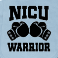 thumbnail image 3 of Inktastic Nicu Warrior Baby Boy Baby Burp Cloth, 3 of 3
