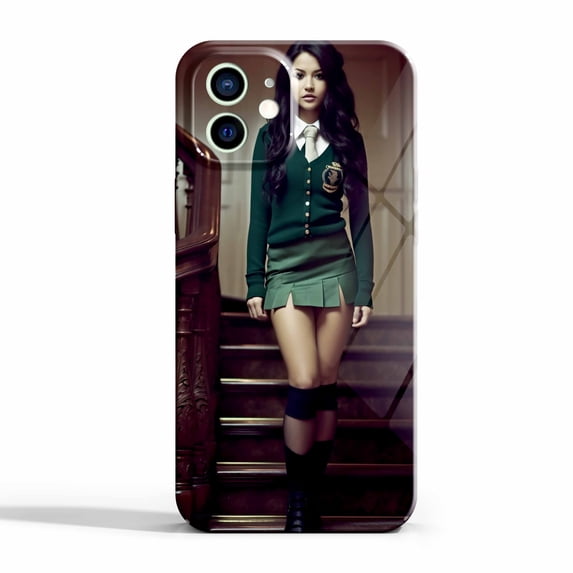 Fashion Girl Case Compatible with iPhone 11,Aesthetic Art Design Full Cover Protective Case