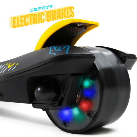 INOKIM - ICON Kids Scooter w/4 miles  Max Operating  Range & 4 mph Max Speed - Yellow