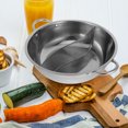 thumbnail image 5 of 5pcs Hot Pot with Divider Stainless Steel Hot Pot Divided Hot Pot Pan Household Hot Pot Stock Pot, 5 of 5