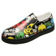 thumbnail image 4 of Oyedens Skull Design Slip on Loafers Boat Shoes for Women Fashion Casual Walking Sneakers, 4 of 6
