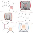 thumbnail image 2 of MesaSe Hitting Batting Catching Pitching  Backstop Baseball Training Net Baseball Softball Practice Net  Baseball Training Net, 2 of 18