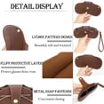 thumbnail image 4 of Bolsa blanda para gafas PPIOOY resistente a caídas con cordones negros, 4 of 6