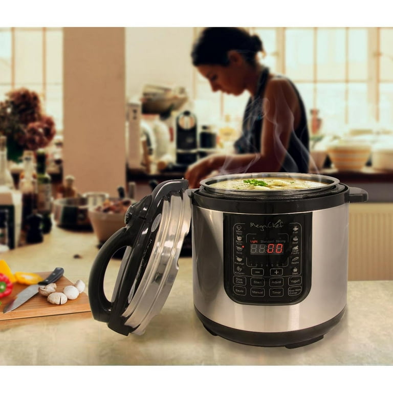Megachef 8 Quart Digital Pressure Cooker 15 x 15