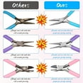 thumbnail image 2 of 8 Pieces Jewelry Making Pliers Tool Kit, Needle Nose Pliers, Round Nose Pliers, Nylon Jaw Pliers for Jewelry DIY, 2 of 7