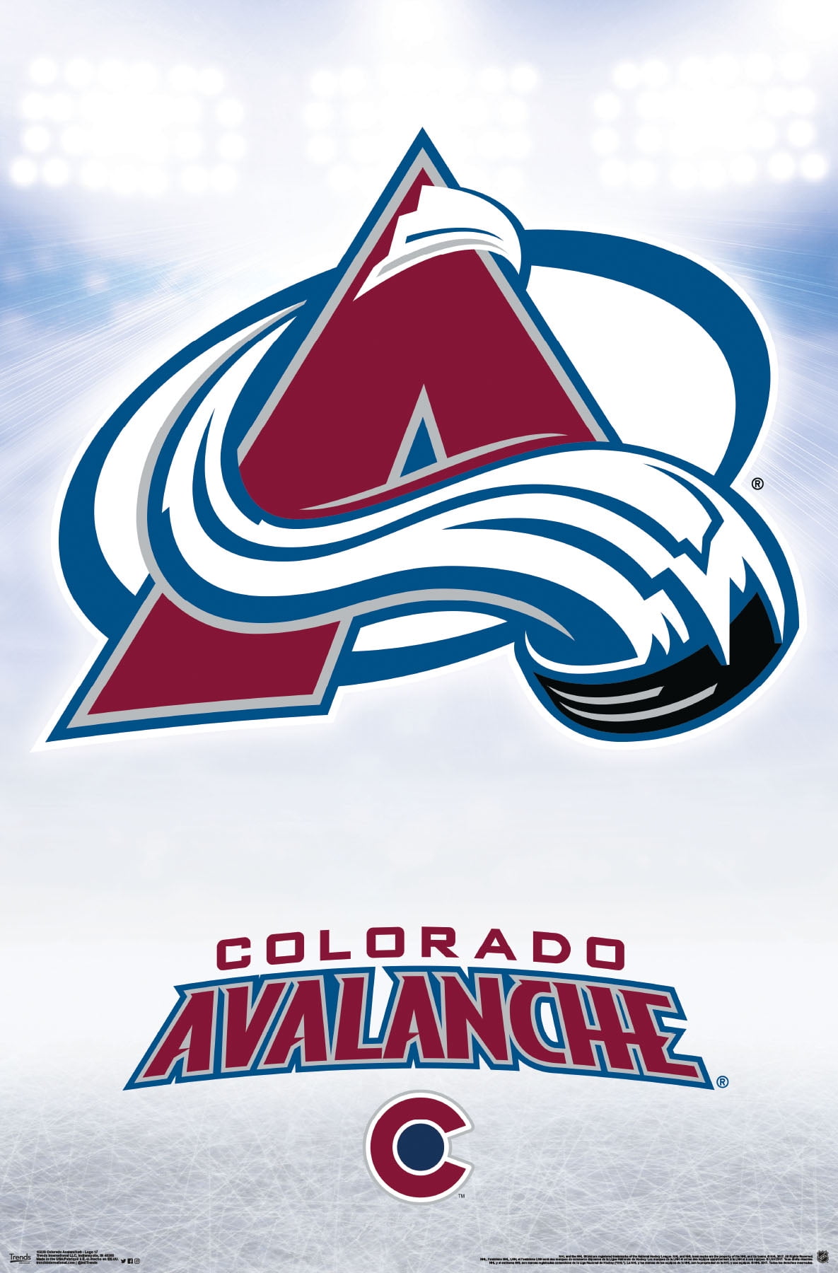 Colorado Avalanche - Logo Poster Clip Bundle - Walmart.com