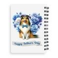 thumbnail image 2 of Shetland Sheepdog Proud Dad Happy Father's Day Spiral Bound Journal Sheltie Dog Lover Gifts 5x7in Spiral Notebook - 02008, 2 of 5