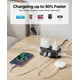 thumbnail image 3 of Power Strip ORICO Travel, 4 salidas, 3 puertos USB, cable de 4 pies, negro, 3 of 8