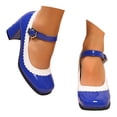 thumbnail image 3 of NordicNest Summer Mary Jane Heel Dress Shoes For Weddings And Parties Comfortable Heels for Weddings, 3 of 8