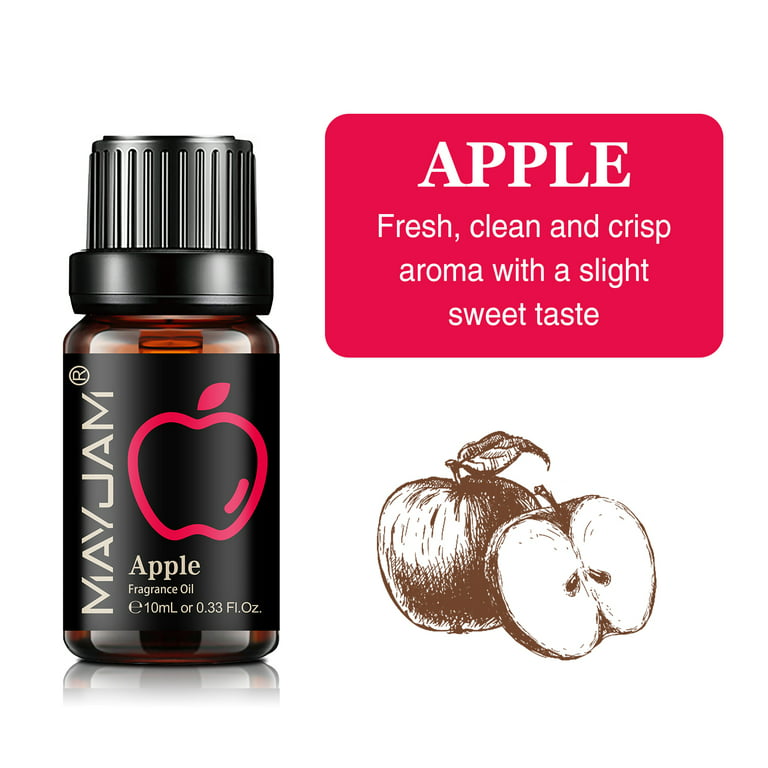 MAYJAM 10ml (0.33fl.oz) Apple Essential Oils, Therapeutic Grade