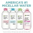 thumbnail image 6 of Garnier SkinActive Micellar Cleansing Water All in 1 Makeup Remover, Face Cleanser, 3.4 fl oz, 6 of 18