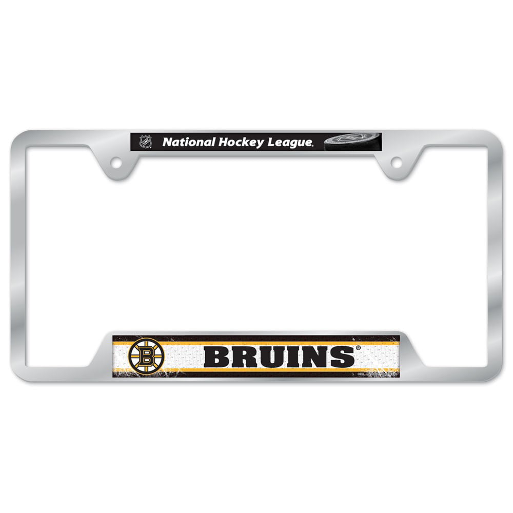Hockey Team 12" x 6" Metal Vanity License Plate Tag Cover Boston Bruins 