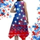 thumbnail image 3 of Vestido Largo Informal de Verano Para Mujer, Sin Mangas, Estilo Bohemio, Con Escote En V y Estampado Floral Elegante., 3 of 3