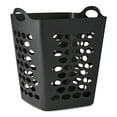 thumbnail image 3 of (3 pack) Mainstays Flex Square Laundry Hamper, Black, 3 of 7