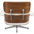 thumbnail image 2 of Nicer Furniture Modern Classic Leather Lounger with Ottoman, 2 of 4