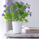 thumbnail image 5 of Set de Flores Artificiales | Hojas de eucalipto y pensamientos | 5 piezas de ramo floral falso surtido | Seda y plástico realistas | Decoración interior y exterior | Arreglo realista de bajo, 5 of 5