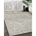 thumbnail image 3 of Ahgly Company Machine Washable Indoor Square Contemporary Gunmetal Gray Area Rugs, 8' Square, 3 of 7