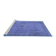 thumbnail image 2 of Ahgly Company Machine Washable Indoor Rectangle Persian Blue Traditional Area Rugs, 2' x 3', 2 of 4