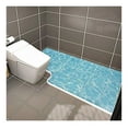 LirtedAura 98 Inch Collapsible Shower Threshold Water Dam, Ideal for