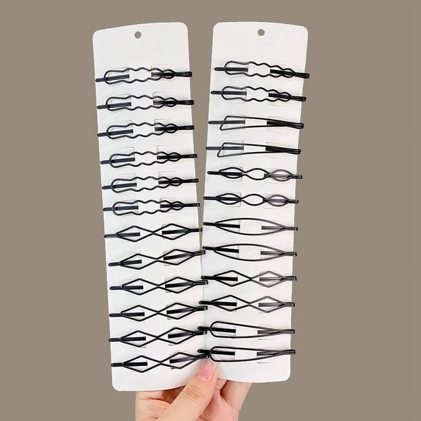 24 piezas de pinzas para el cabello de metal geométricas, pasadores para el cabello delicados minimalistas, accesorios para el cabello de metal para mujeres, accesorios para la cabeza, 6 estilos