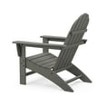 thumbnail image 2 of POLYWOOD Vineyard Adirondack 6-Piece Chat Set with Fire Pit Table in Pacific Blue / White, 2 of 2
