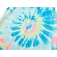 thumbnail image 3 of Beezizac Trendy Tie Dye Blue Swirl Pajamas for Big/Teen Girls 2-Piece Soft Tank Top & Shorts PJ Jammies Set Size 10, 3 of 7