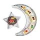 thumbnail image 3 of Middle East Festival Wrought Iron Moon Tray Eid Festival Ramadan- Plate Decor, 3 of 5