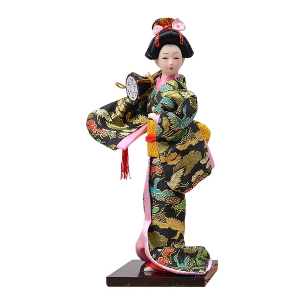 Muñecas geisha étnicas japonesas, figuras folclóricas en miniatura, tradicionales asiáticas orientales estilo E