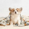thumbnail image 4 of Yiaed Shiba Head Face Print Dog Blankets-Cat Blanket Washable for Couch Protection,Puppy Blanket, Soft Plush Reversible Throw Furniture Protector-Medium, 4 of 8
