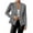 Grey, variant on Jackets for Women New Button Patterned Small Suit Jacket for Formal Wear During The New School Season Womens Shirts Black L