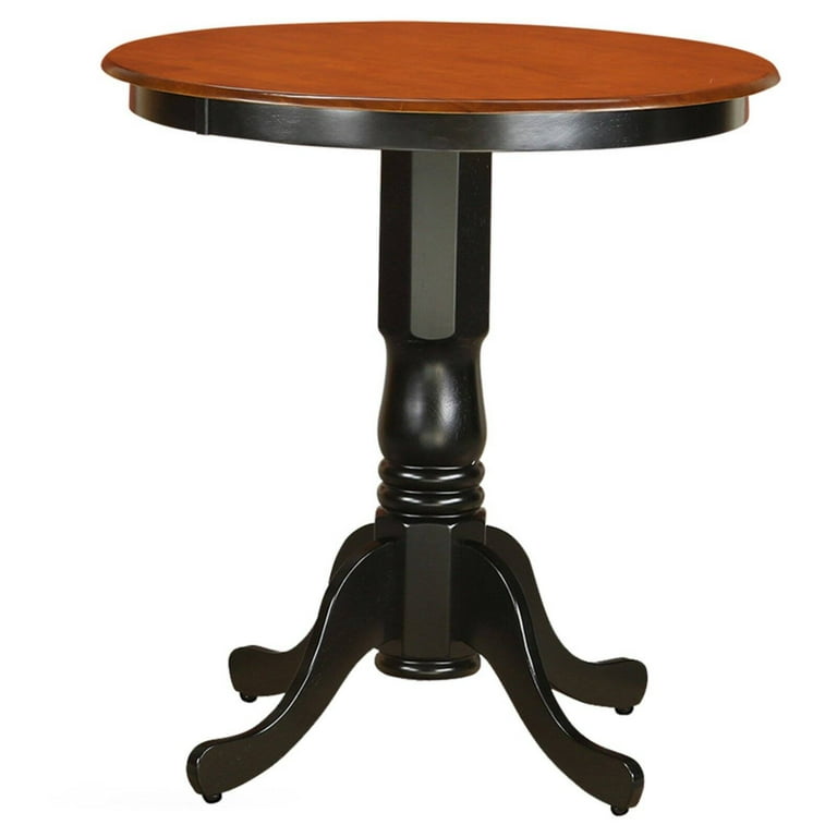 East West Furniture Eden Pedestal 30 Inch Round Counter Height Dining Table