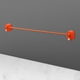 thumbnail image 3 of Toallero alargado moderno de color naranja para baño, barra individual montada en la pared, 3 of 8