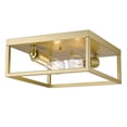 thumbnail image 1 of Golden Lighting Wesson Flush Mount Olympic Gold, 1 of 10