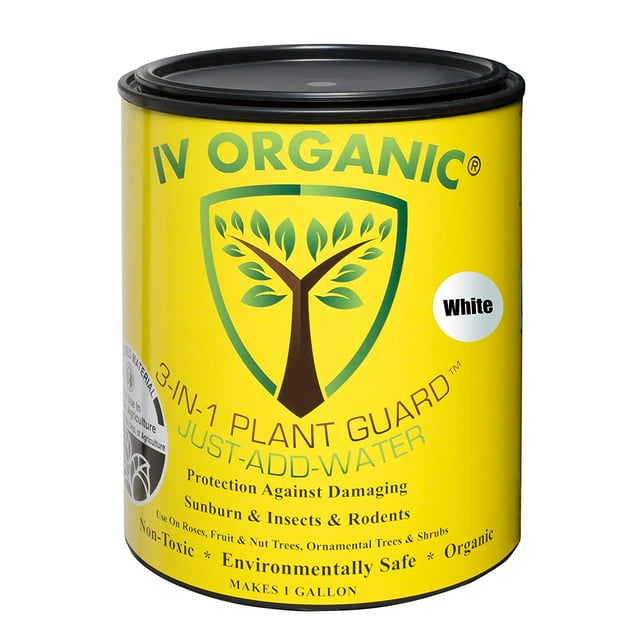 IV Organic 3in1 Plant Guard Paint Protection, 1 Gallon (White