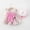 B, variante sur Robes pour Filles Tout-Petits Florales Sans Manches Robe d'Été Évasée avec Nœud au Dos et Chapeaux pour Bébés Filles