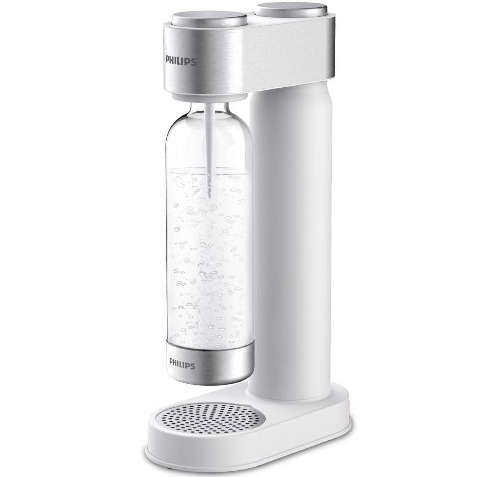 Philips GoZero White 1L Sparkling Water Maker, Flavored Soda Maker 1pk