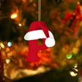 thumbnail image 3 of dajkiuy Initial Christmas Ornaments for Tree, 26 Letter Personalized Christmas Indoor for Christmas Tree Ornaments Pendant Hanging Decorations, P, 3 of 5