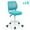 Turquoise, variant on Costway Kids Desk Chair Ergonomic Swivel Children Mesh Study Height Adjustable Purple