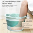 thumbnail image 4 of Cubo De Remojo De Pies Plegable Baño De Pies De Plástico Engrosamiento Cubo De Lavado De Pies Lavabo Masaje Baño De Pies seitruly AF001060-02, 4 of 4