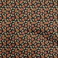 thumbnail image 1 of oneOone Cotton Flex Brown Fabric Fruits Dress Material Fabric Print Fabric By The Yard 40 Inch Wide, 1 of 4