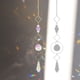 thumbnail image 4 of Ornamento de captura de luz de cristal para las cortinas de la fiesta de vacaciones marco mental de cristal decoraciones colgantes colgantes, 4 of 6