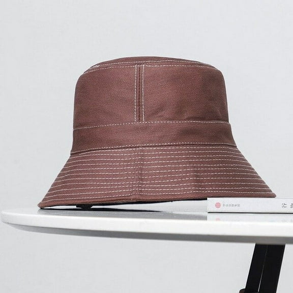 COCOpeaunt FASHION Suture Bucket Hat Unisex Fishing Polyester Holiday Simple Travel Men Women Visor Camping Summer Cap Spring Autumn Cap