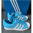 thumbnail image 2 of New Ad-id-as Originals Superstar Sky Rush UNC Carolina Blue Shoes GW1628 Mens 10, 2 of 3