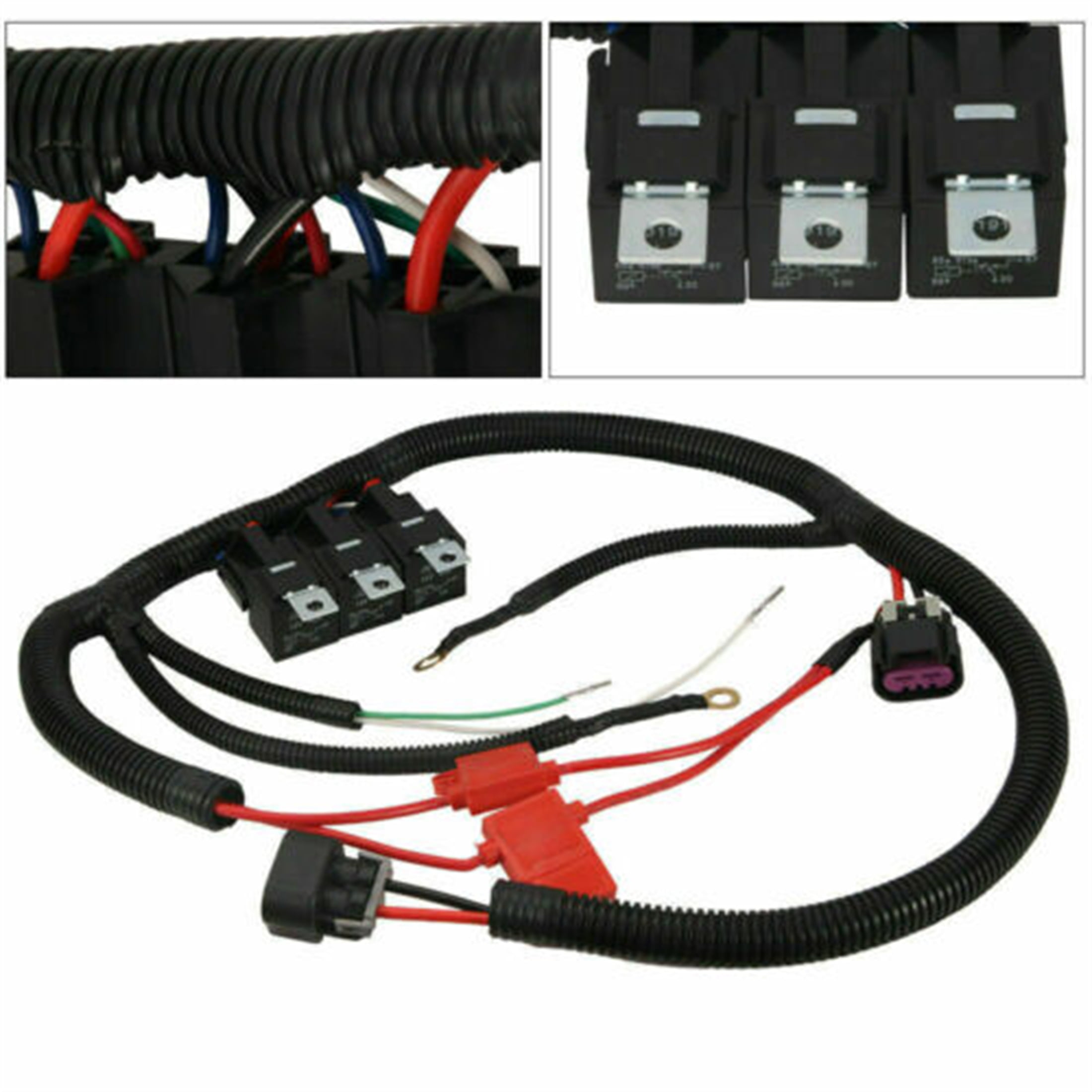 Dual Electric Fan Upgrade Wiring Harness for 19992006 ECU Control