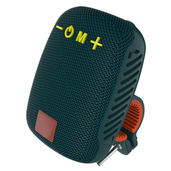 Altavoz Portátil Con Soporte de Manillar para Bicicleta Motocicleta, IPX5 USB Radio FM Recargable Recargable Altavoz Inalámbrico, Soporta Tarjeta de Memoria, Disco, disco