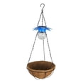 thumbnail image 1 of Macetas colgantes de alambre de metal Soporte de planta de alambre redondo Cesta colgante Colgante redondo Azul Cola Cesta colgante, 1 of 8