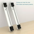 thumbnail image 4 of Huggegwe Rouleaux de Déménagement pour Appareils Électroménagers, Base de Machine à Laver Mobile Extensible en Fer, Support de Réfrigérateur, avec 24 Rouleaux pour Sèche-Vaisselle Lave-Vaisselle Blanc 2 Pcs CJB91-46890, 4 of 9