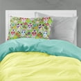 thumbnail image 2 of Day of the Dead Green Fabric Standard Pillowcase, 2 of 2